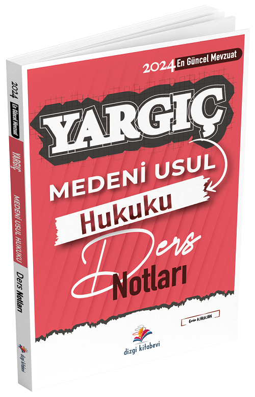 Dizgi Kitap 2024 YARGIÇ HMGS Hakimlik Medeni Usul Hukuku Ders Notları - Emin Kalkan Dizgi Kitap