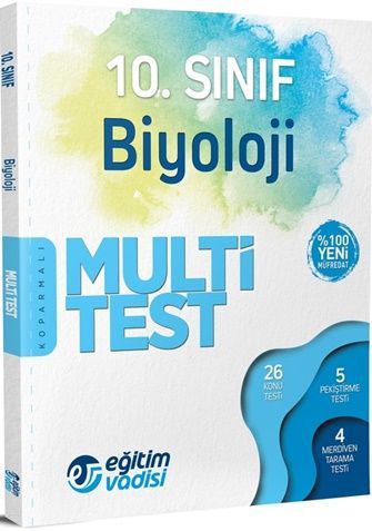 SÜPER FİYAT - Eğitim Vadisi 10. Sınıf Biyoloji Multi Test Soru Bankası Eğitim Vadisi Yayınları