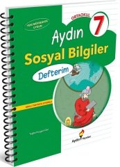 Aydın 7. Sınıf Sosyal Bilgiler Defterim Aydın Yayınları