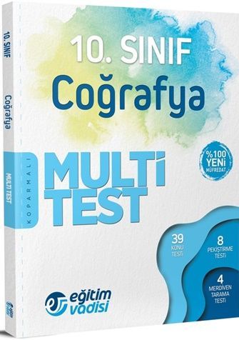 SÜPER FİYAT - Eğitim Vadisi 10. Sınıf Coğrafya Multi Test Soru Bankası Eğitim Vadisi Yayınları