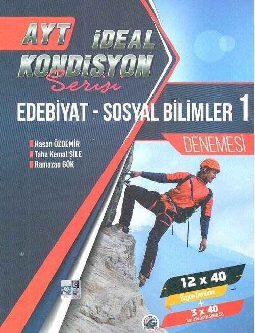 İdeal Kondisyon YKS AYT Edebiyat Sosyal Bilimler-1 Kondisyon 12x40 Deneme İdeal Kondisyon Yayınları