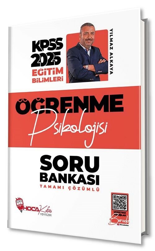 Hoca Kafası 2025 KPSS Eğitim Bilimleri Öğrenme Psikolojisi Soru Bankası Çözümlü - Yılmaz Alkaya Hoca Kafası Yayınları