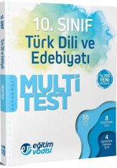 SÜPER FİYAT - Eğitim Vadisi 10. Sınıf Türk Dili ve Edebiyatı Multi Test Eğitim Vadisi Yayınları