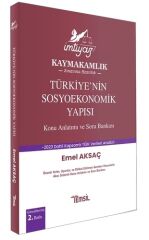 Temsil İMTİYAZ Kaymakamlık Türkiye'nin Sosyoekonomik Yapısı Konu Anlatımlı Soru Bankası - Emel Aksaç Temsil Kitap Yayınları