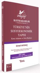 Temsil İMTİYAZ Kaymakamlık Türkiye'nin Sosyoekonomik Yapısı Konu Anlatımlı Soru Bankası 3. Baskı - Emel Aksaç Temsil Kitap Yayınları