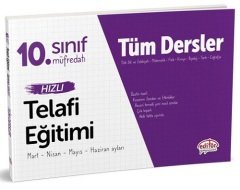 Editör 10. Sınıf Tüm Dersler Hızlı Telafi Eğitimi Editör Yayınları