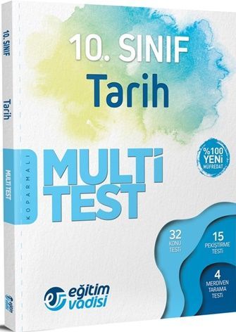 SÜPER FİYAT - Eğitim Vadisi 10. Sınıf Tarih Multi Test Soru Bankası Eğitim Vadisi Yayınları