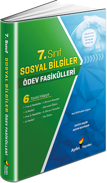 Aydın 7. Sınıf Sosyal Bilgiler Ödev Fasikülleri Aydın Yayınları