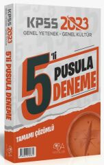 CBA Yayınları 2023 KPSS Genel Yetenek Genel Kültür Pusula 5 Deneme Çözümlü CBA Yayınları