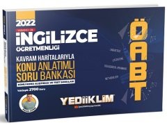 Yediiklim 2022 ÖABT İngilizce Öğretmenliği Kavram Haritalarıyla Konu Anlatımlı Soru Bankası Yediiklim Yayınları