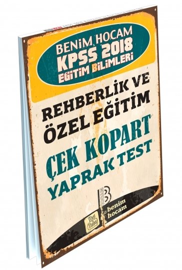 Benim Hocam 2018 KPSS Rehberlik ve Özel Eğitim Yaprak Test Çek Kopart Benim Hocam Yayınları