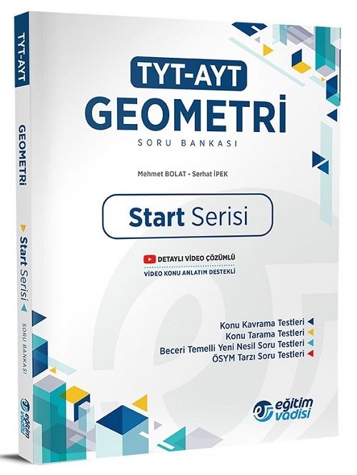 Eğitim Vadisi YKS TYT AYT Geometri Start Soru Bankası Eğitim Vadisi Yayınları