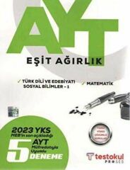 Test Okul 2023 YKS AYT Eşit Ağırlık 5 Deneme Test Okul Yayınları