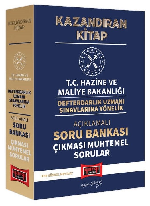 Yargı Hazine ve Maliye Bakanlığı Defterdarlık Uzmanı Açıklamalı Soru Bankası Yargı Yayınları