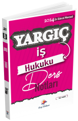 Dizgi Kitap 2024 HMGS Hakimlik YARGIÇ İş Hukuku Ders Notları - Özgür Yaman Dizgi Kitap