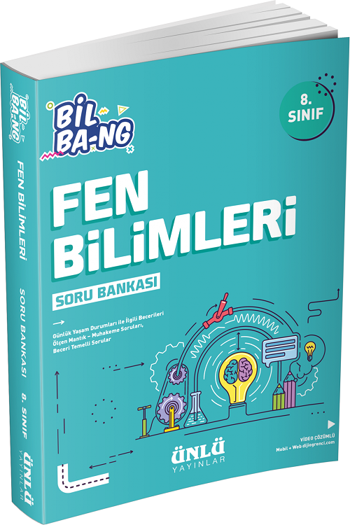 Ünlü 8. Sınıf Fen Bilimleri Bil Bang Soru Bankası Ünlü Yayınları