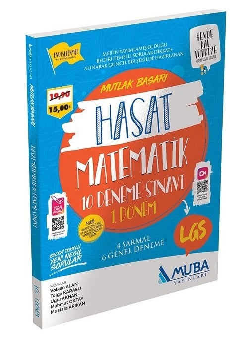 Muba LGS Matematik 1. Dönem Hasat 10 Deneme Muba Yayınları