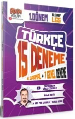 Benim Hocam 8. Sınıf LGS Türkçe 1. Dönem 15 Deneme Video Çözümlü Benim Hocam Yayınları