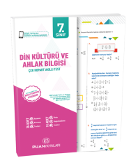 Puan 7. Sınıf Din Kültürü ve Ahlak Bilgisi Çek Kopart Akıllı Test Puan Yayınları