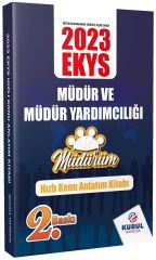 Kurul 2023 MEB EKYS Müdür ve Yardımcılığı Müdürüm Hızlı Konu Anlatımı 2. Baskı Kurul Yayıncılık