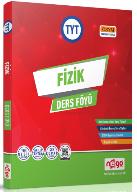 Nego YKS TYT Fizik Ders Föyü Nego Yayınları