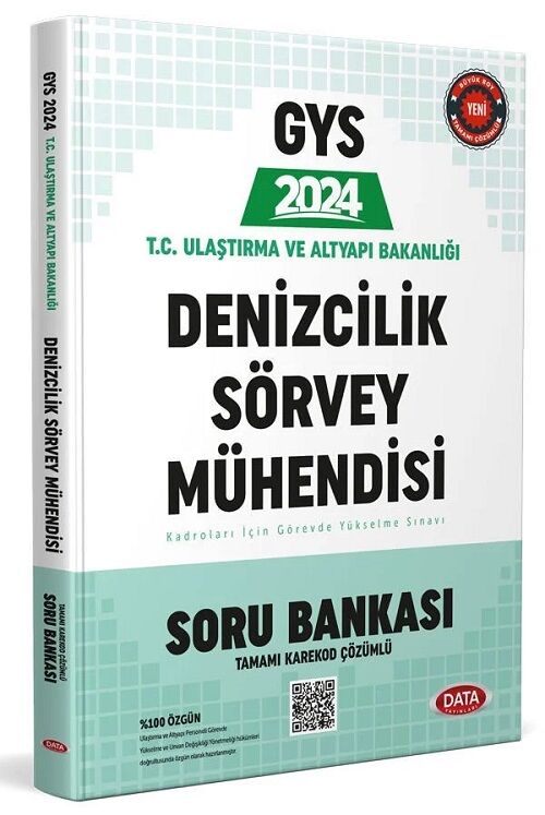 Data 2024 GYS Ulaştırma ve Altyapı Bakanlığı Denizcilik Sörvey Mühendisi Soru Bankası Görevde Yükselme Data Yayınları