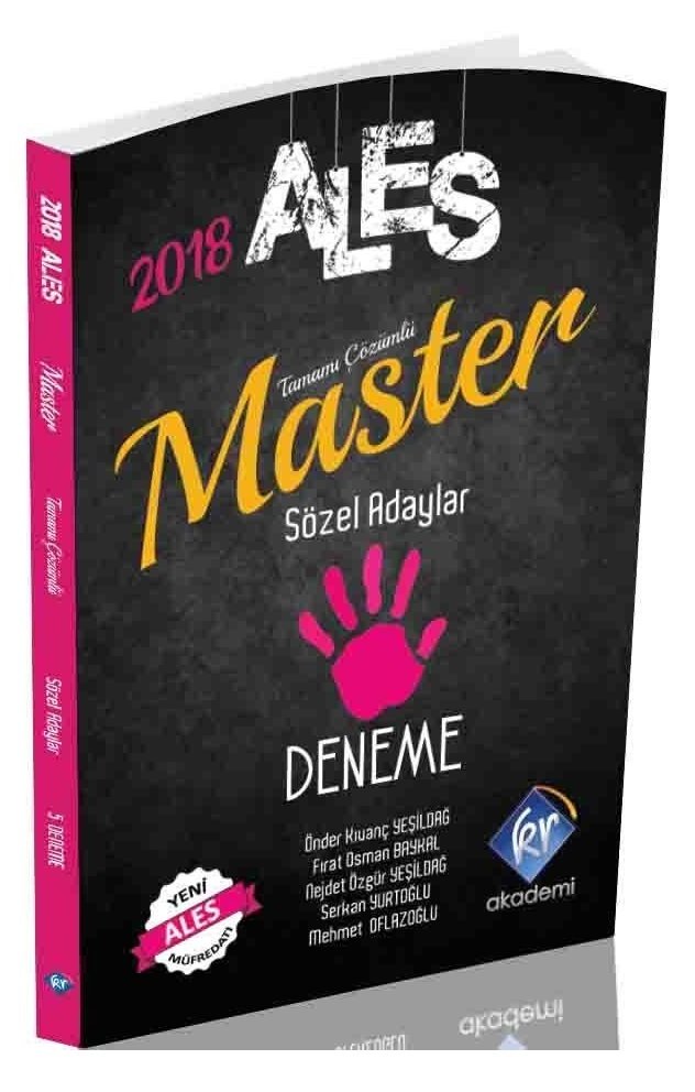 SÜPER FİYAT - KR Akademi 2018 ALES Master Sözel 5 Deneme Çözümlü KR Akademi