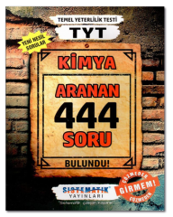 Sistematik YKS TYT Kimya Aranan 444 Soru Bankası Sistematik Yayınları