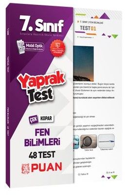 Puan 7. Sınıf Fen Bilimleri 48 Çek Kopar Yaprak Test Puan Yayınları