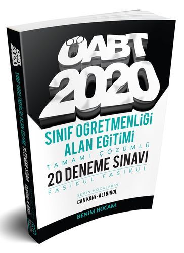 Benim Hocam 2020 ÖABT Sınıf Öğretmenliği Alan Eğitimi 20 Deneme Çözümlü Can Köni Benim Hocam Yayınları