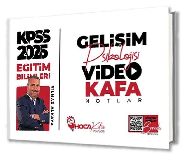 Hoca Kafası 2025 KPSS Eğitim Bilimleri Gelişim Psikolojisi Video Kafa Notlar - Yılmaz Alkaya Hoca Kafası Yayınları