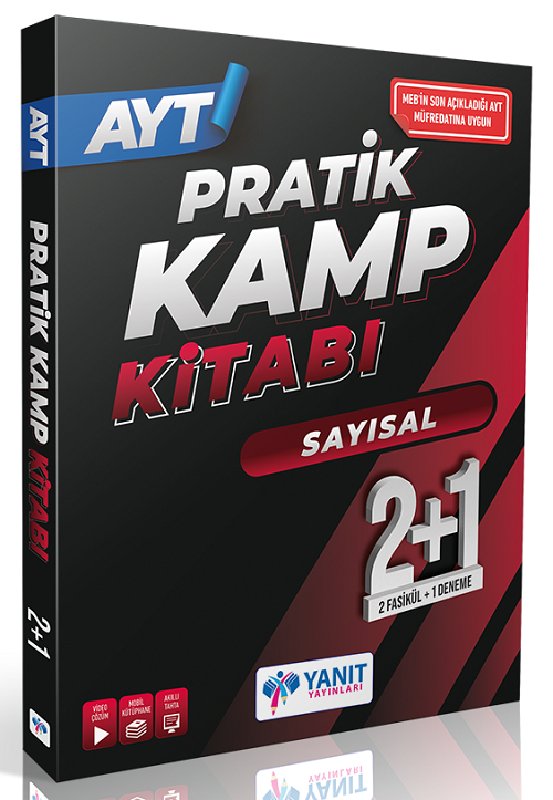 Yanıt YKS AYT Sayısal 2+1 Pratik Kamp Kitabı Yanıt Yayınları