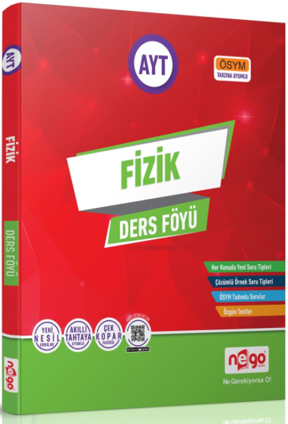 Nego YKS AYT Fizik Ders Föyü Nego Yayınları