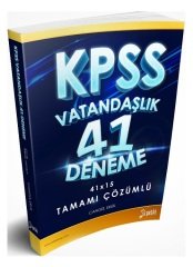 Yetki KPSS Vatandaşlık 41 Deneme Çözümlü Yetki Yayıncılık