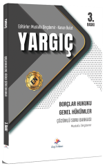 Dizgi Kitap Adli Hakimlik YARGIÇ Borçlar Hukuku Genel Hükümler Soru Bankası Çözümlü 3. Baskı - Mustafa Dinçdemir Dizgi Kitap