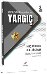 Dizgi Kitap YARGIÇ Adli Hakimlik Borçlar Hukuku Genel Hükümler Soru Bankası Çözümlü 3. Baskı - Mustafa Dinçdemir Dizgi Kitap