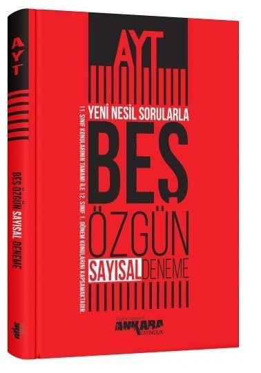 Ankara Yayıncılık YKS AYT Sayısal Yeni Nesil 5 Deneme Ankara Yayıncılık