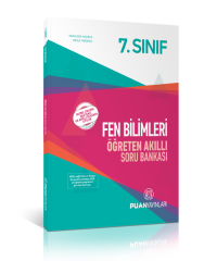 SÜPER FİYAT - Puan 7. Sınıf Fen Bilimleri Öğreten Akıllı Soru Bankası Puan Yayınları