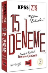 SÜPER FİYAT - Yargı 2019 KPSS Eğitim Bilimleri 15 Deneme Çözümlü Fasikül Yargı Yayınları
