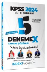 SÜPER FİYAT - İndeks Akademi 2024 KPSS Eğitim Bilimleri 5 DenemeX Fasikül Çözümlü İndeks Akademi Yayıncılık