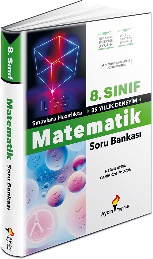 Aydın 8. Sınıf LGS Matematik Soru Bankası Aydın Yayınları