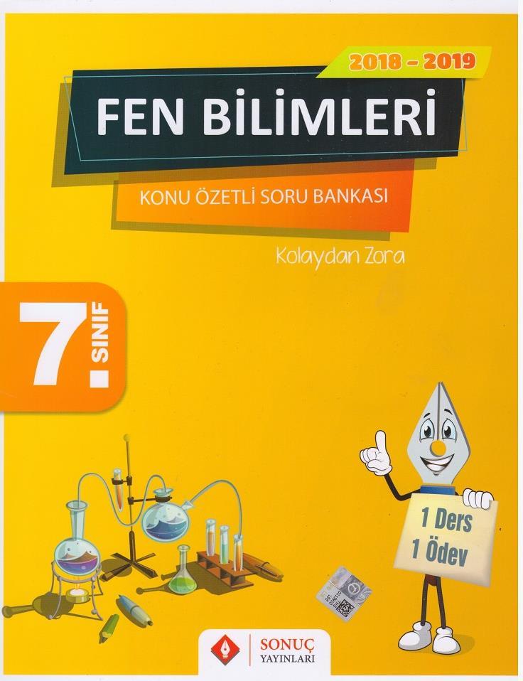 Sonuç 7. Sınıf Fen Bilimleri Konu Özetli Soru Bankası Sonuç Yayınları