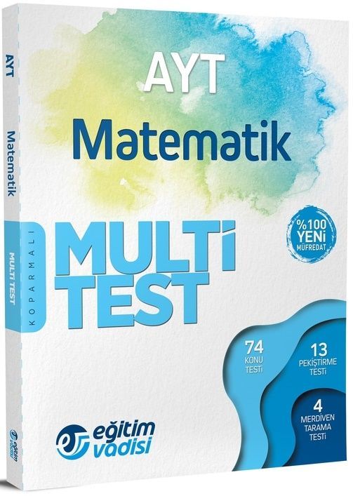 SÜPER FİYAT - Eğitim Vadisi YKS AYT Matematik Multi Test Soru Bankası Eğitim Vadisi Yayınları