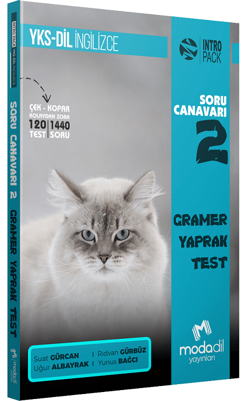 Modadil YKSDİL İngilizce Soru Canavarı-2 Gramer Yaprak Test Star Serisi Modadil Yayınları