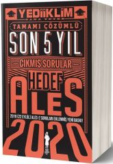 Yediiklim 2020 ALES HEDEF Çıkmış Sorular Son 5 Yıl Çözümlü Yediiklim Yayınları