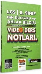 Benim Hocam 8. Sınıf LGS Din Kültürü ve Ahlak Bilgisi Video Ders Notları Benim Hocam Yayınları