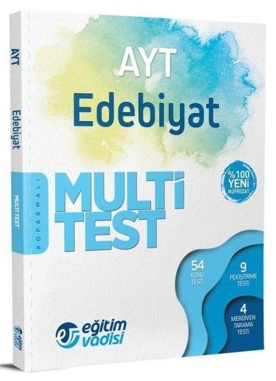 SÜPER FİYAT - Eğitim Vadisi YKS AYT Edebiyat Multi Test Soru Bankası Eğitim Vadisi Yayınları