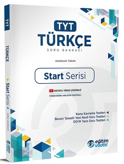 Eğitim Vadisi YKS TYT Türkçe Start Soru Bankası Eğitim Vadisi Yayınları