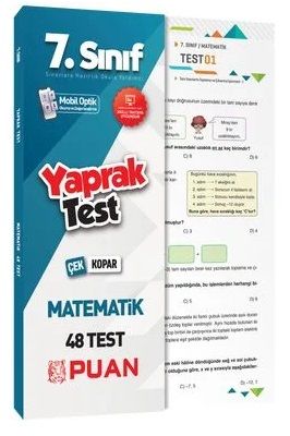 Puan 7. Sınıf Matematik 48 Çek Kopar Yaprak Test Puan Yayınları