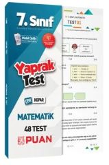 Puan 7. Sınıf Matematik 48 Çek Kopar Yaprak Test Puan Yayınları